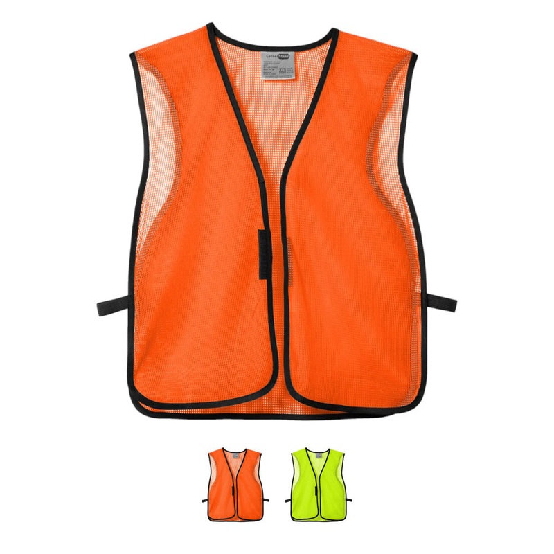 CornerStone Enhanced Visibility Mesh Vest CSV01 S.Orange