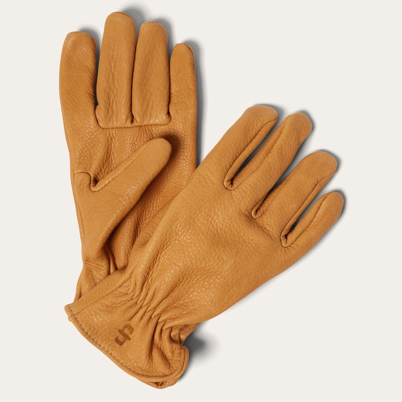 Deerskin Roper Glove – Unlined Saddle Tan S