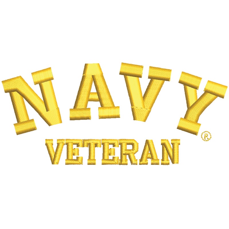 Licensed Navy Veteran Letters Symbol Licensed Navy Veteran Letters Symbol One Size