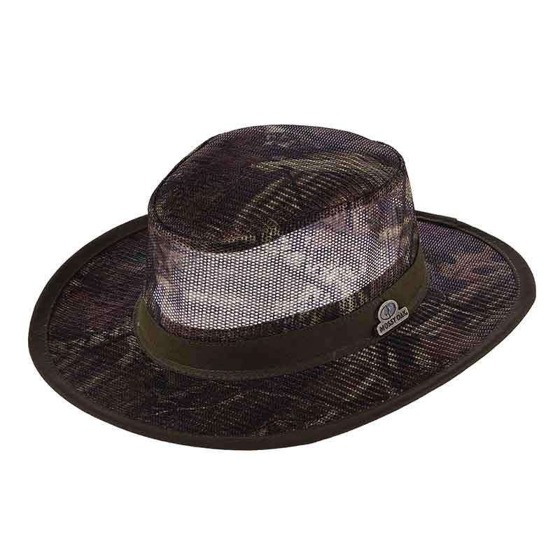 Mossy Oak Wide Brim Mesh Crown Safari -Infinity Olive Medium (57 cm)