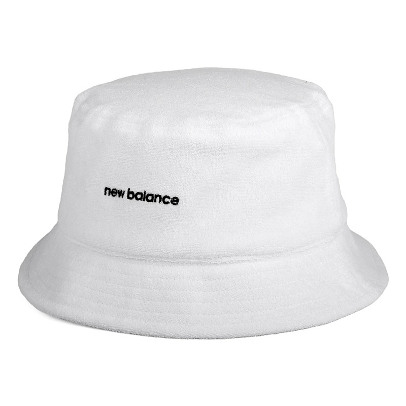 New Balance Hats Terry Lifestyle Bucket Hat – White 1-Size