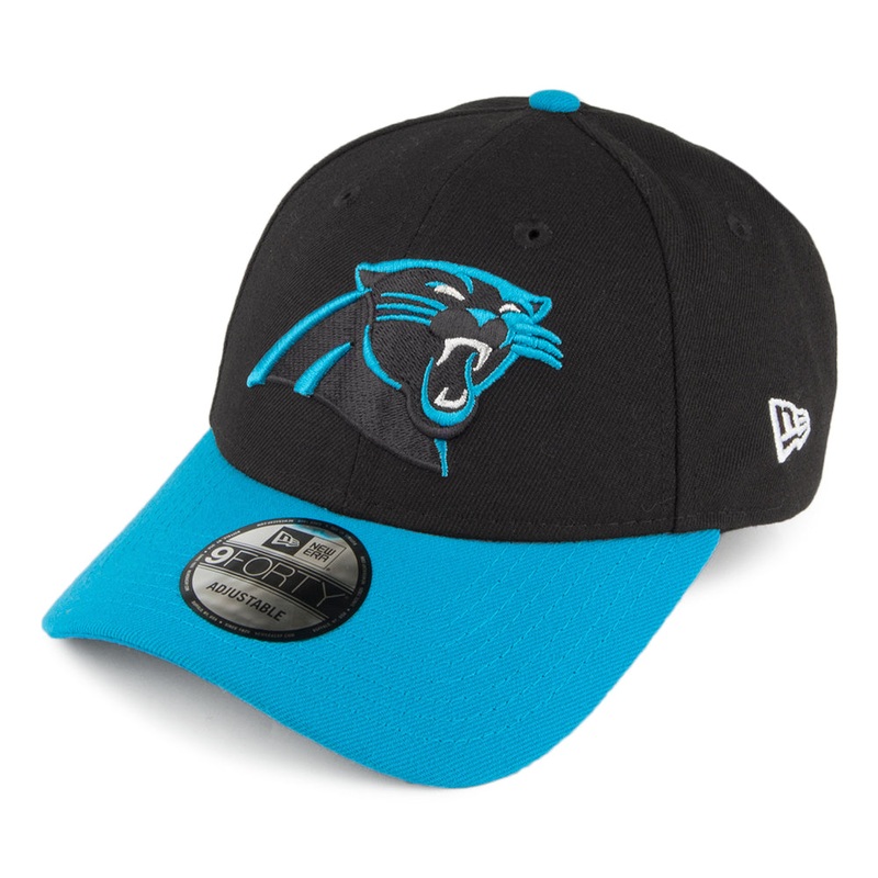 New Era 9FORTY Carolina Panthers Baseball Cap – NFL The League – Black-Blue Adjustable