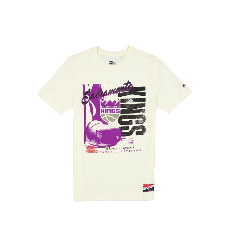 Sacramento Kings Throwback White T-Shirt S