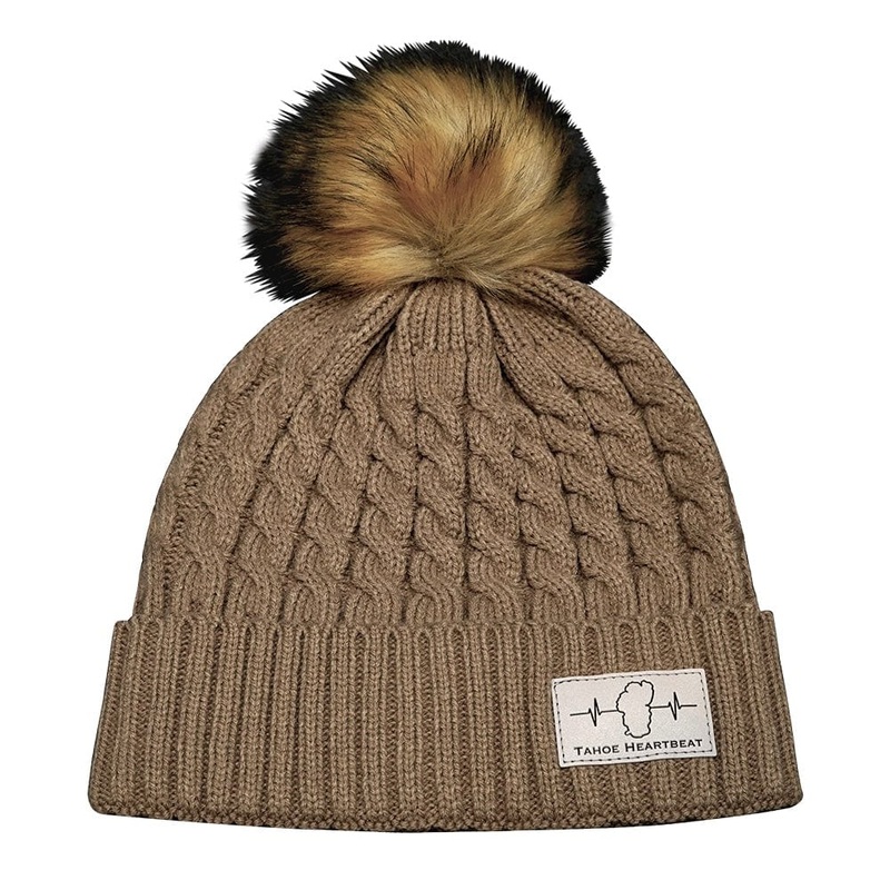 Tahoe Beanie – Pom – Tan