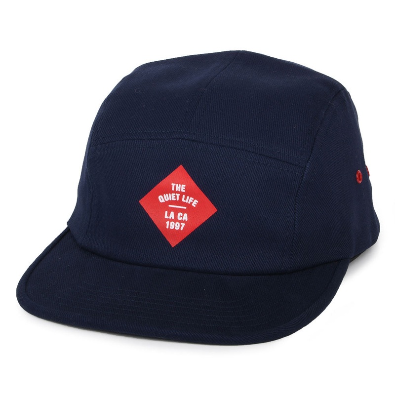 The Quiet Life Hats Traveller 5 Panel Cap – Navy Blue Adjustable