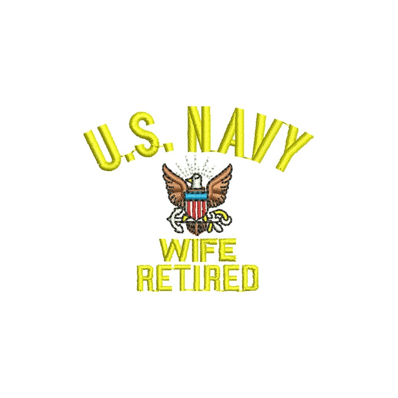 U.S. Navy Wife Retired Default Title One Size