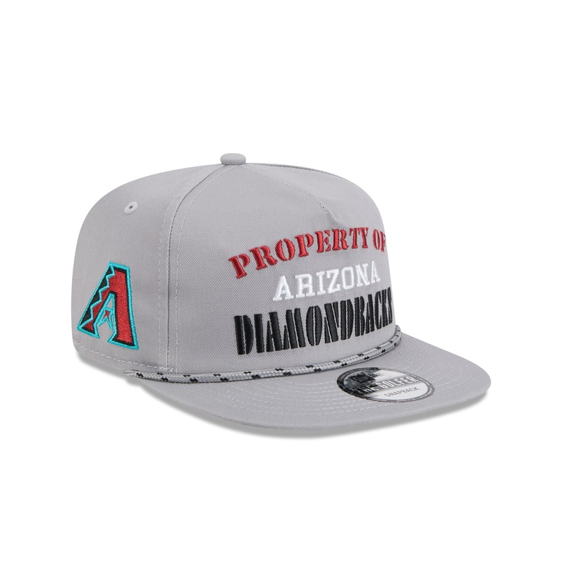 Arizona Diamondbacks Vintage Gray Rope Golfer Hat One Size