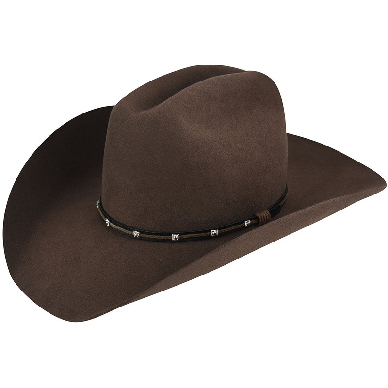 Evant 2X Cowboy Western Hats Pecan 6 5/8