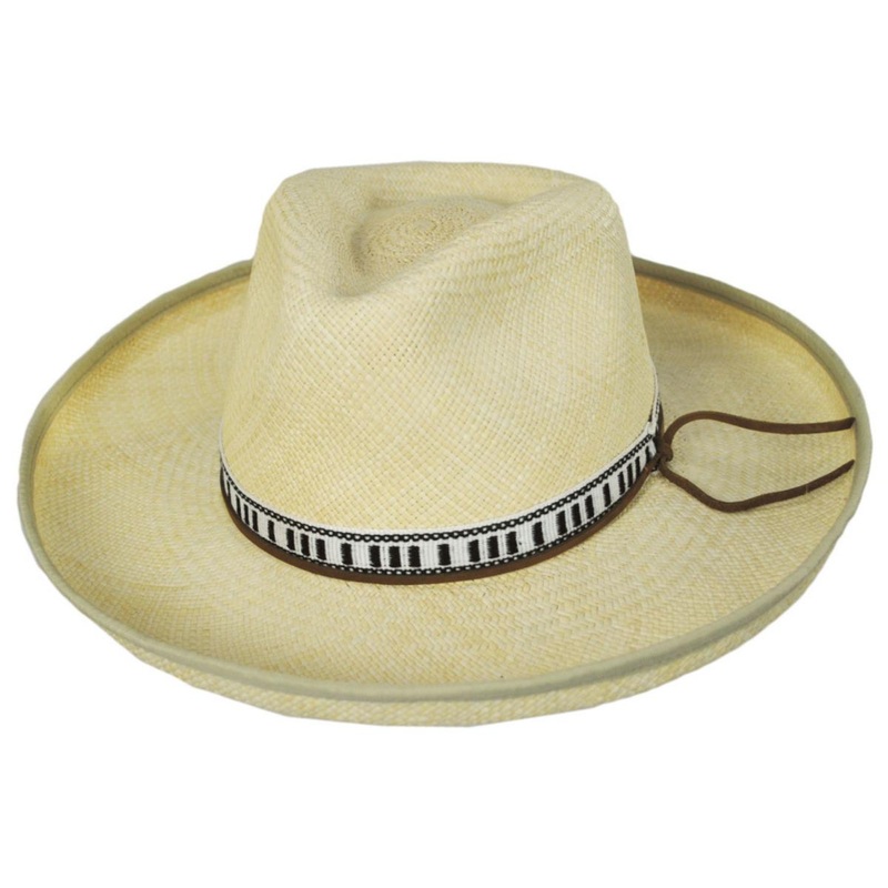 Huck Panama Straw Fedora Hat NATURAL S