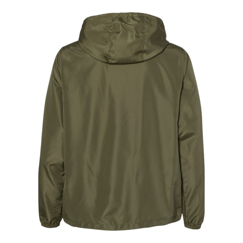 Independent Trading Co EXP54LWP Men’s Lightweight Quarter-Zip Windbreaker Pullover Jacket Black XS