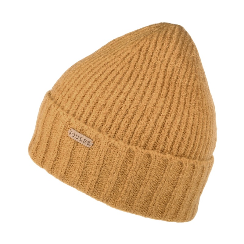 Joules Hats Bamburgh Beanie Hat – Wheat 1-Size