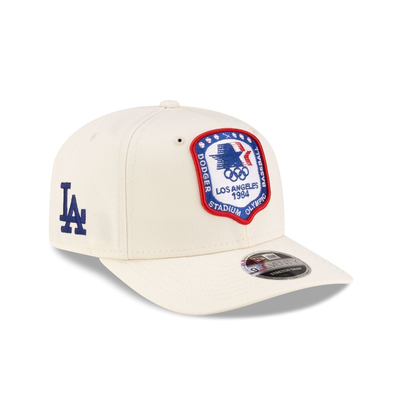 Los Angeles Dodgers 1984 Olympics Chrome White 9SEVENTY Stretch-Snap Hat One Size