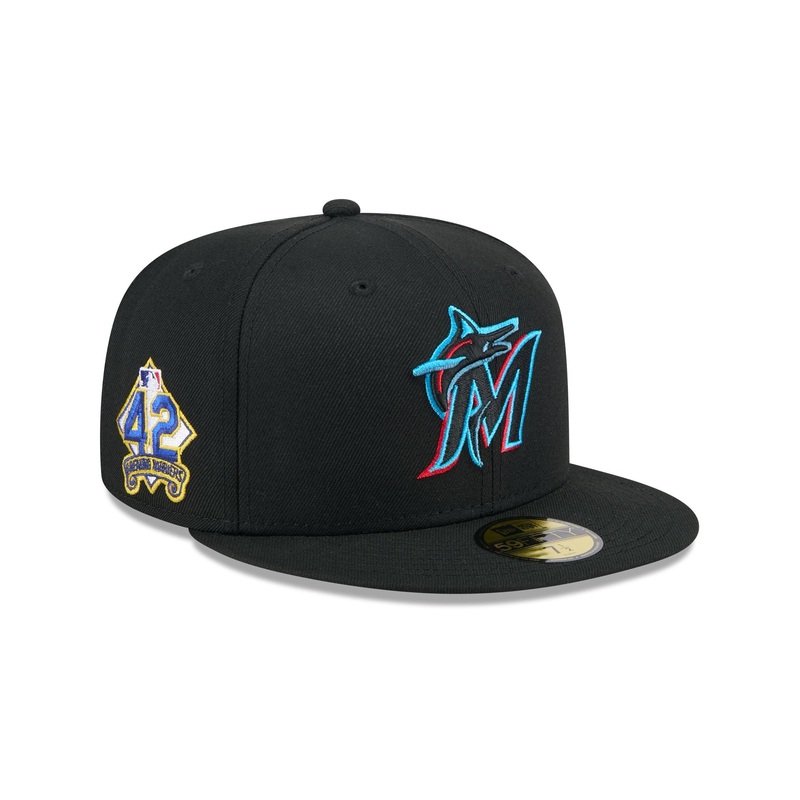 Miami Marlins Jackie Robinson Day 2025 59FIFTY Fitted Hat 7