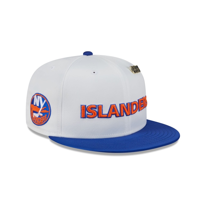 New York Islanders Spring Satin 59FIFTY Fitted Hat 7