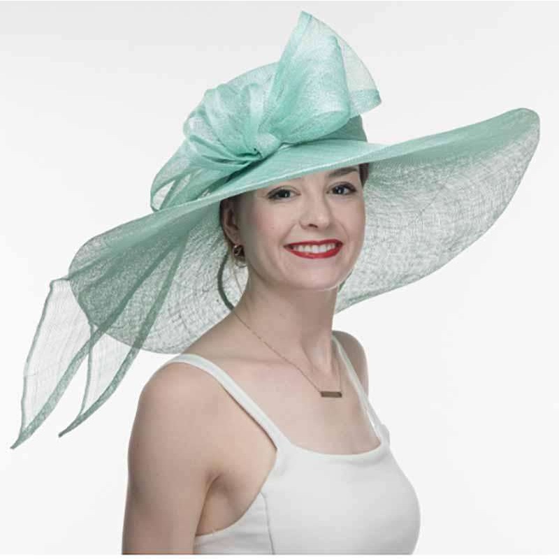 Ocean Long Bow Large Brim Sinamay Derby Hat – KaKyCO Ocean