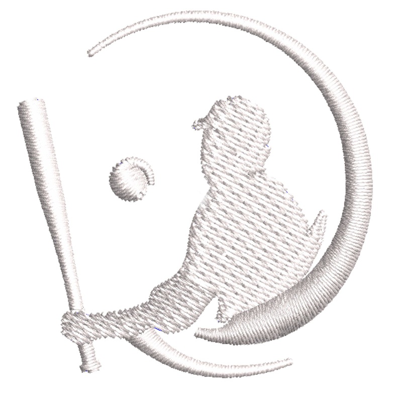 Playing Baseball Logo Playing Baseball Logo One Size