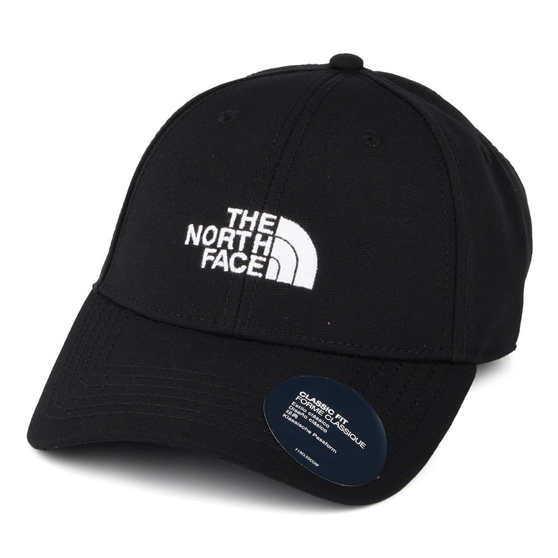 The North Face Hats 66 Classic Recycled Baseball Cap – Black-White Adjustable