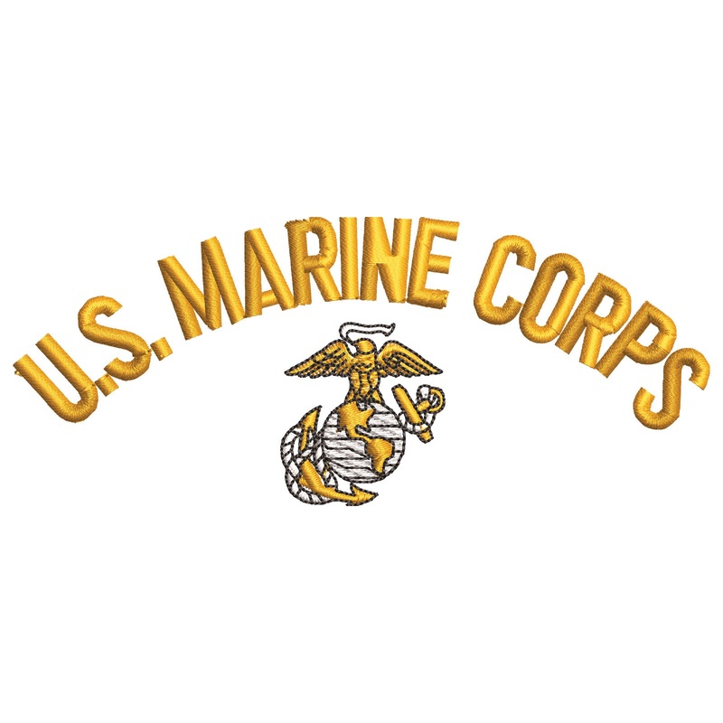 US Marine Corps Emblem Design US Marine Corps Emblem Design One Size