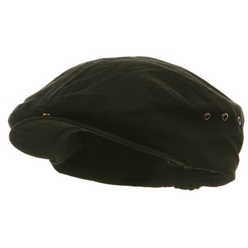 Washed Canvas Ivy Cap Black One Size