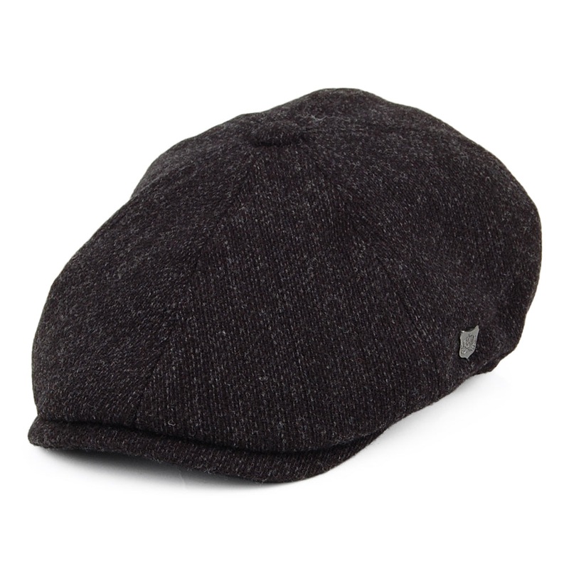 Failsworth Hats Hudson Merino Lambswool Newsboy Cap – Charcoal 55