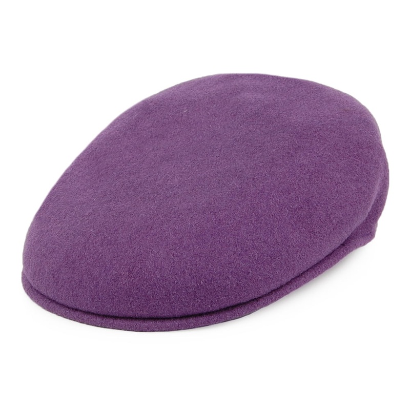 Kangol 504 Wool Flat Cap – Dark Mauve S