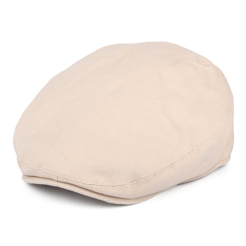 Kangol Washed Flat Cap – Khaki S