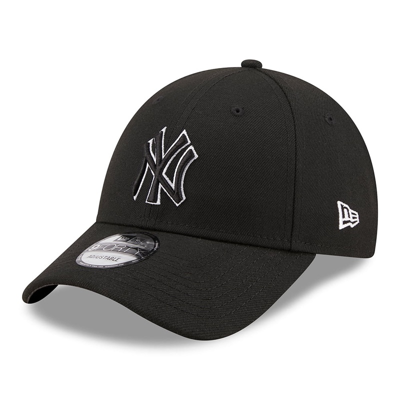 New Era 9FORTY New York Yankees Baseball Cap – MLB Pop Outline – Black Adjustable