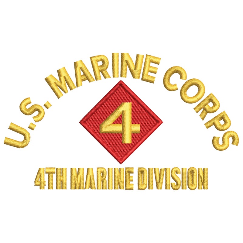 U.S. Marine Corps 4th Marine Division U.S. Marine Corps 4th Marine Division One Size