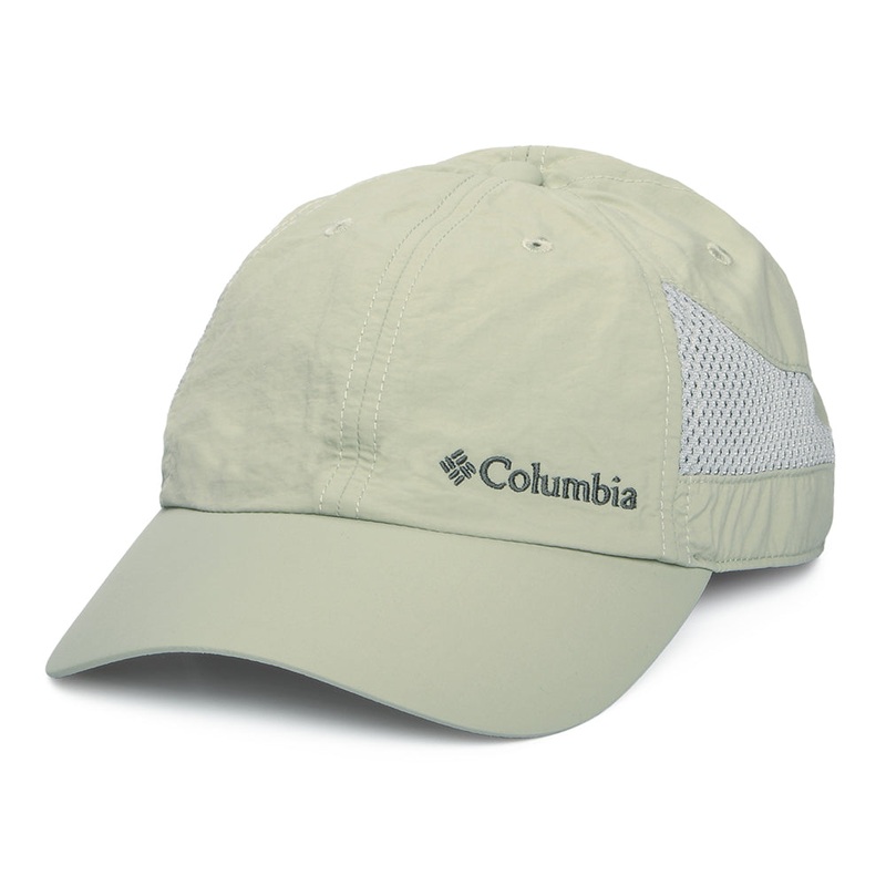 Columbia Hats Tech Shade II Baseball Cap – Light Olive Adjustable