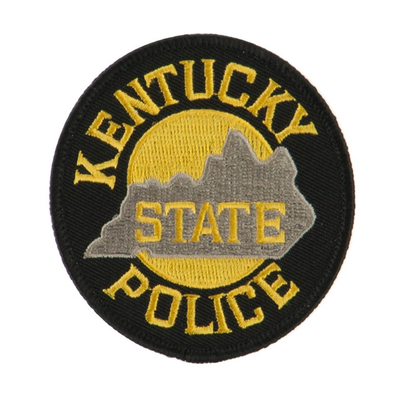 Eastern State Police Embroidered Patches KY State 3 INCH