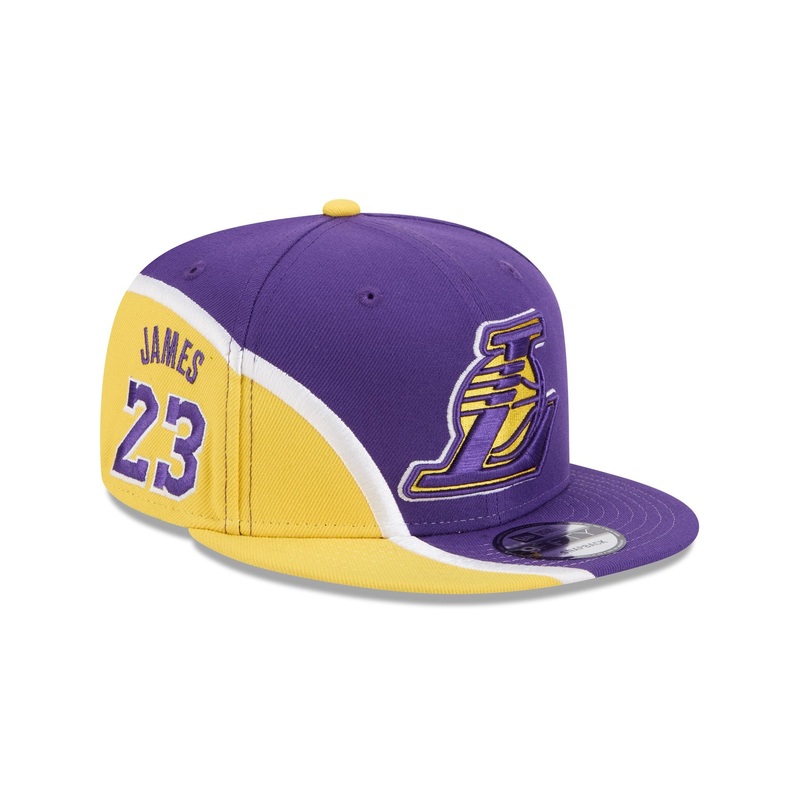 Los Angeles Lakers Lebron James 9FIFTY Snapback Hat One Size