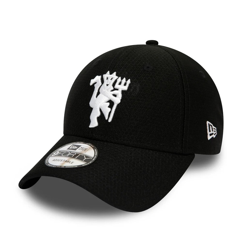 New Era 9FORTY Manchester United Baseball Cap – Hex Era – Black Adjustable