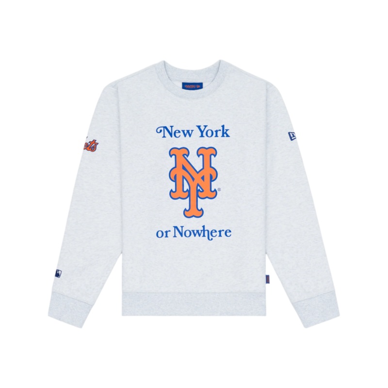 New York or Nowhere x New York Mets White Crewneck XS