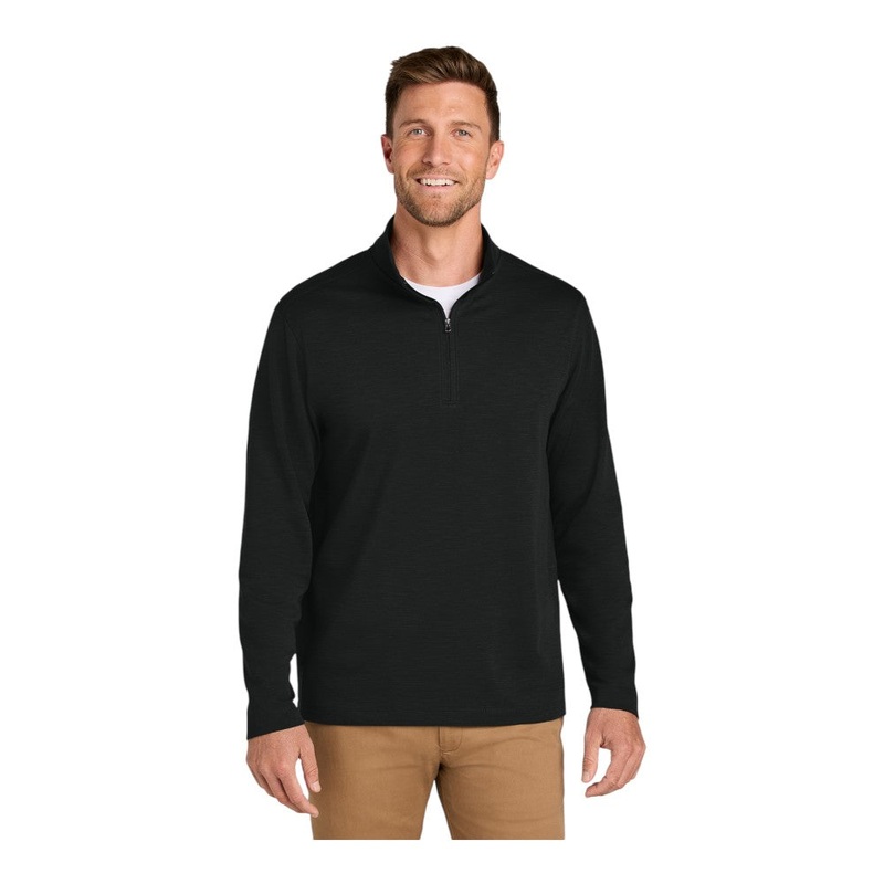 Port Authority K820 Breakwater 1/4-Zip Pullover Deep Black XS