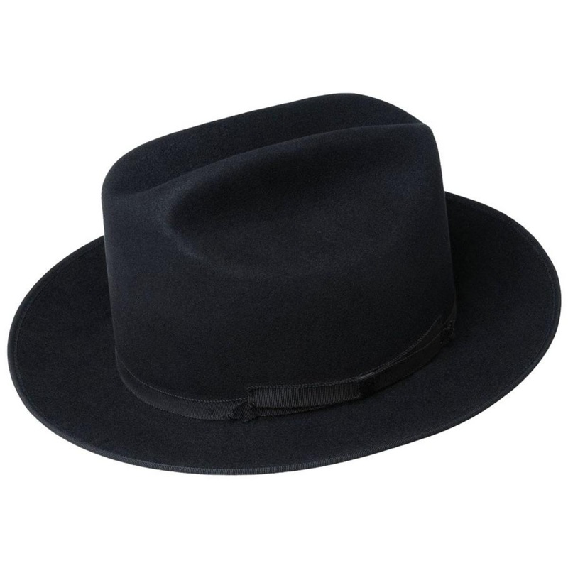 The Architect Fur Felt Cattleman Western Hat – Black BLACK S