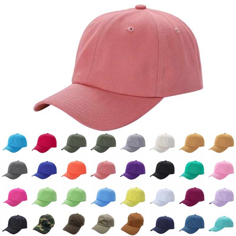 Unbranded Cotton Dad Cap, Blank Dad Hat Aqua