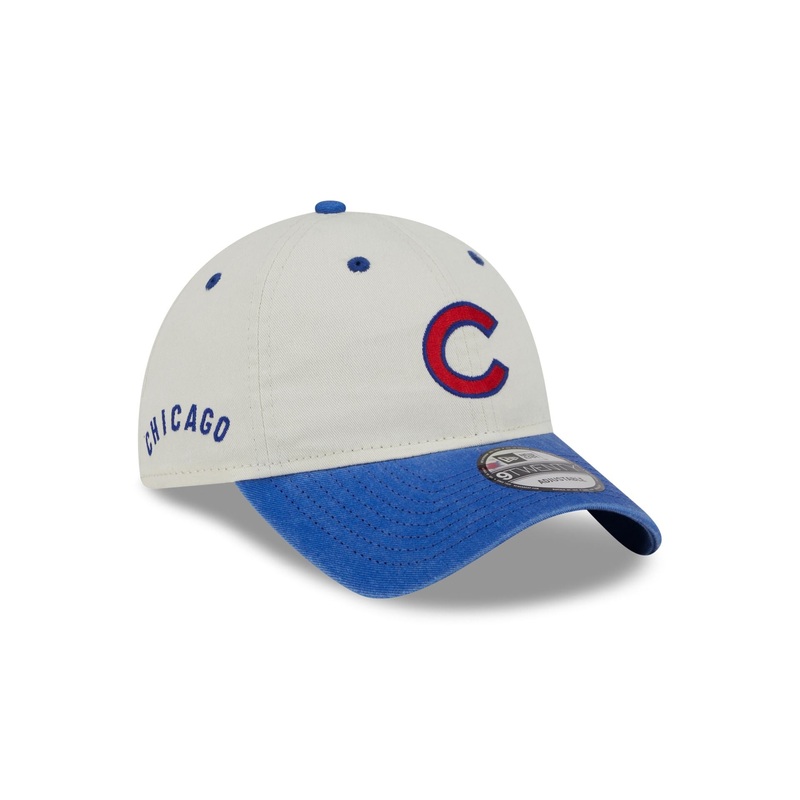 Chicago Cubs Classic Sidescript 9TWENTY Adjustable Hat One Size