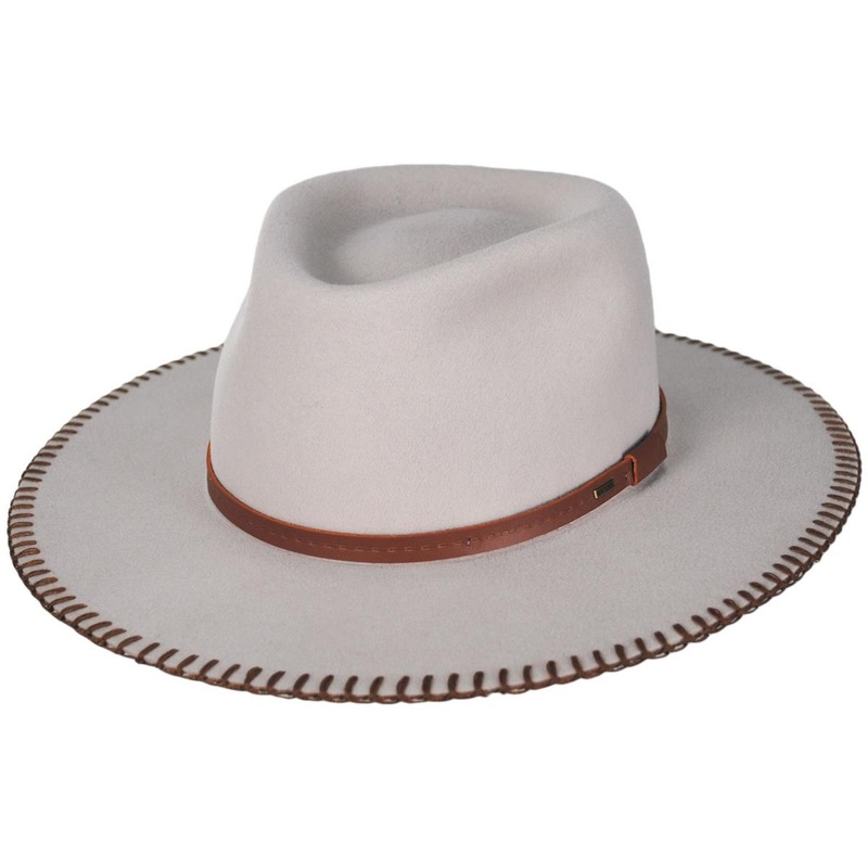 Ganon Elite Wool Felt Gambler Hat BONE S