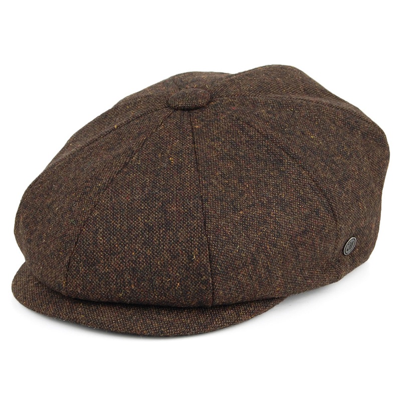 Jaxon & James Falconbrook Newsboy Cap Brown Wholesale Pack Prepack