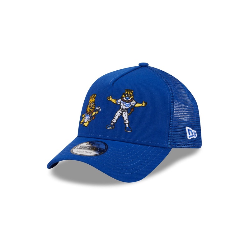 Kansas City Royals Generation Mascots 9FORTY A-Frame Trucker Hat One Size