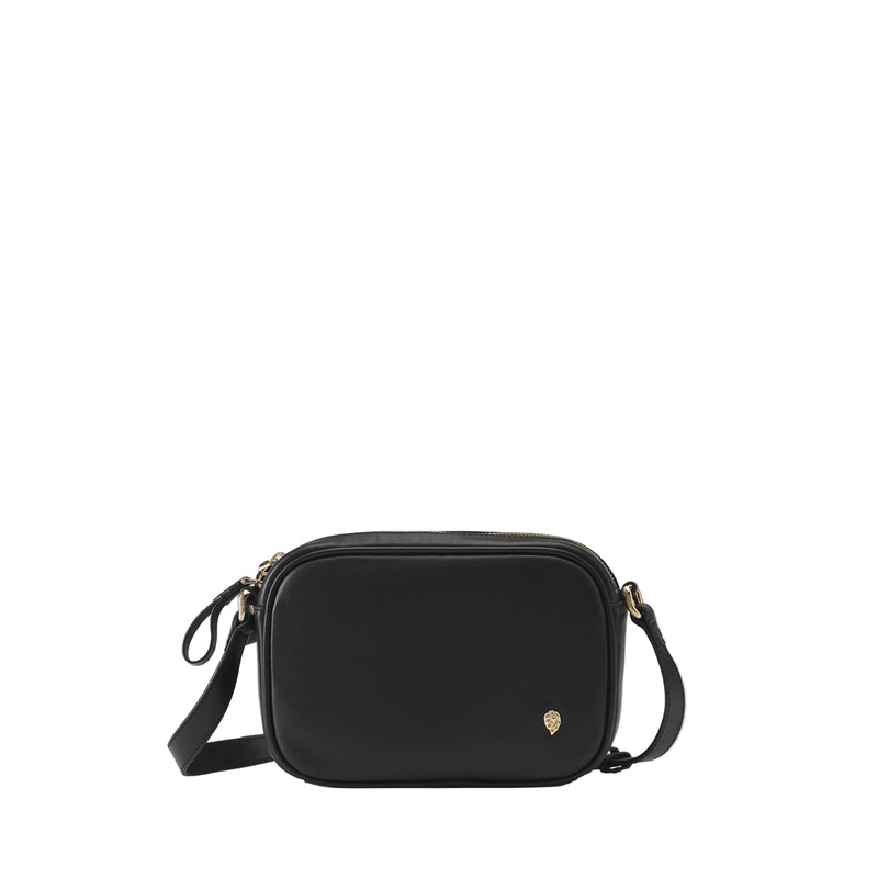 Libi Leather Camera Bag Black One Size