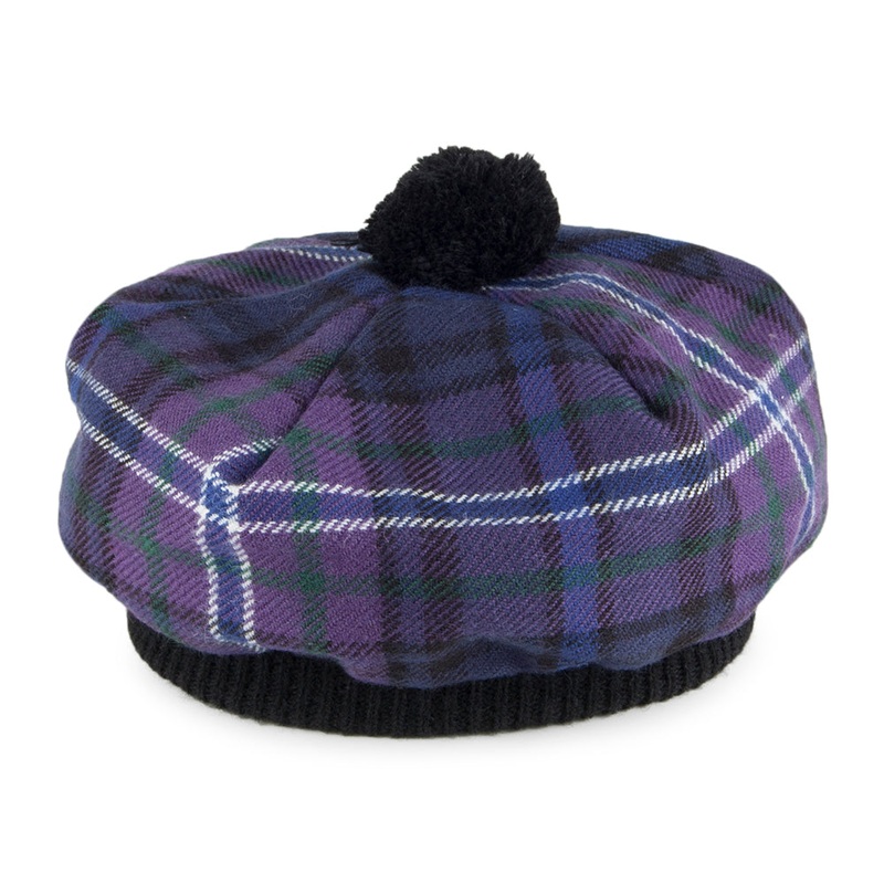 Lochcarron Of Scotland Lambswool Tam O’ Shanter Hat – Scotland Forever 1-Size