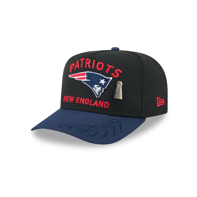New England Patriots 2025 Draft Black 59FIFTY A-Frame Fitted Hat 7