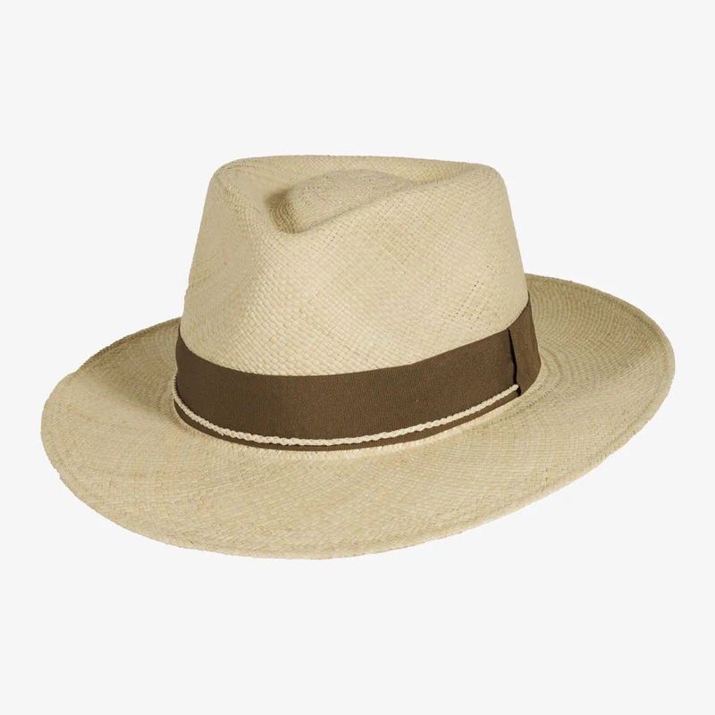 Quito | Mens Woven Genuine Panama Hat Natural SM