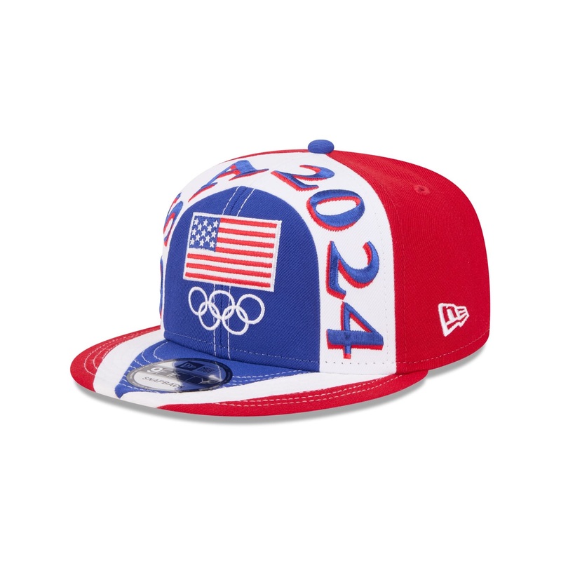 Team USA 2024 Olympics 9FIFTY Snapback Hat One Size
