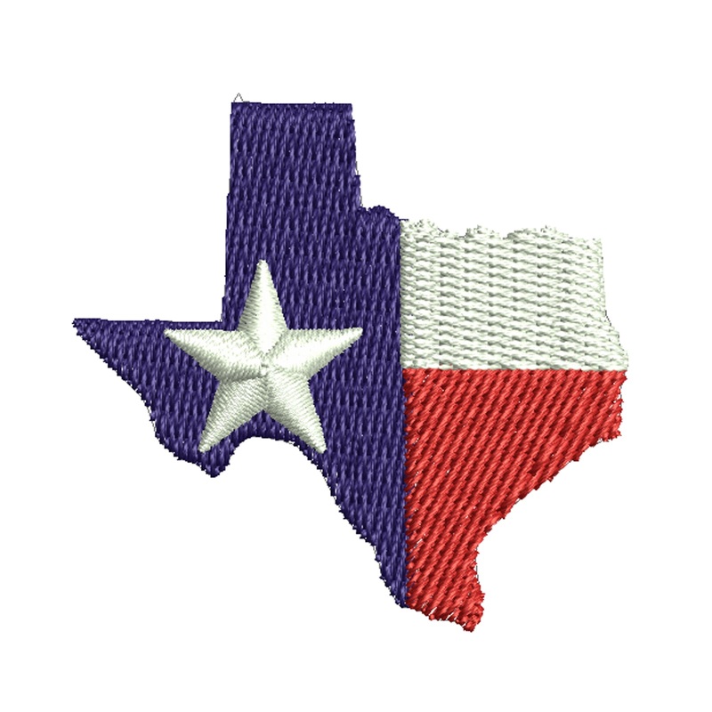 Texas Flag Map Logo Default Title One Size