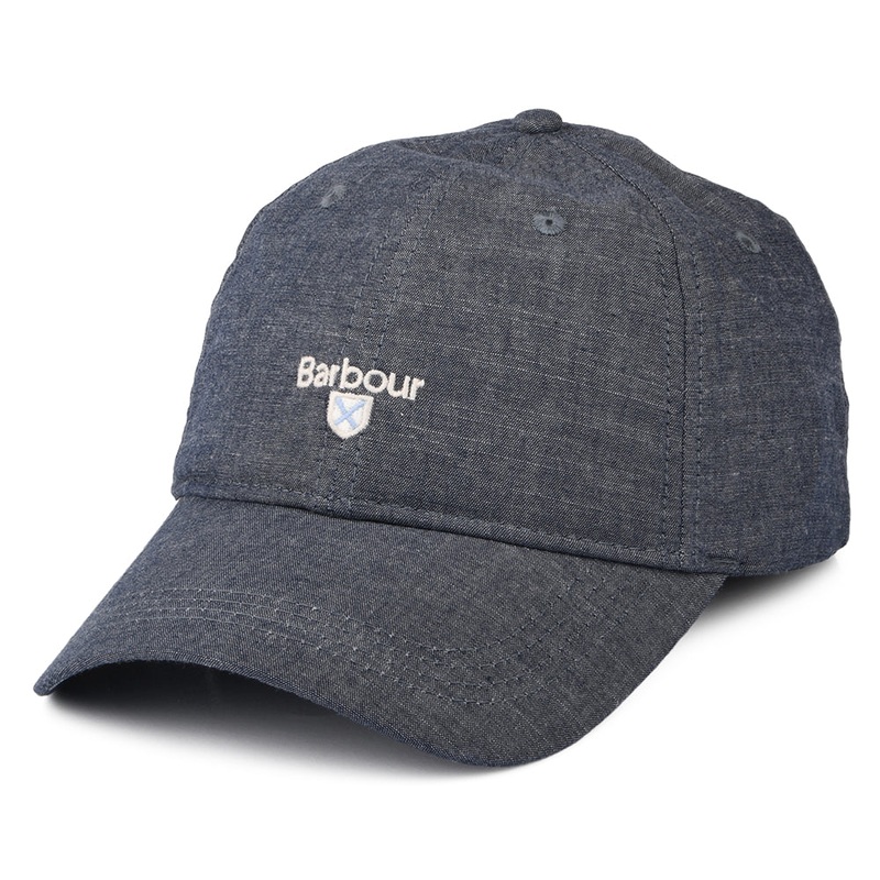 Barbour Hats Eller Baseball Cap – Navy Blue Adjustable