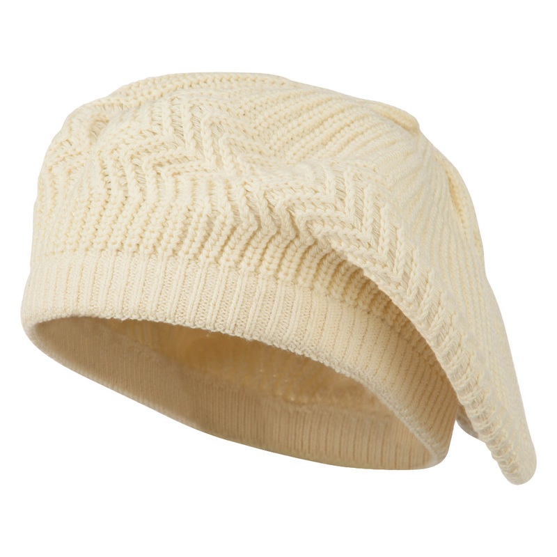 Big Size Cotton Rasta Tam Beret Khaki XL-3XL