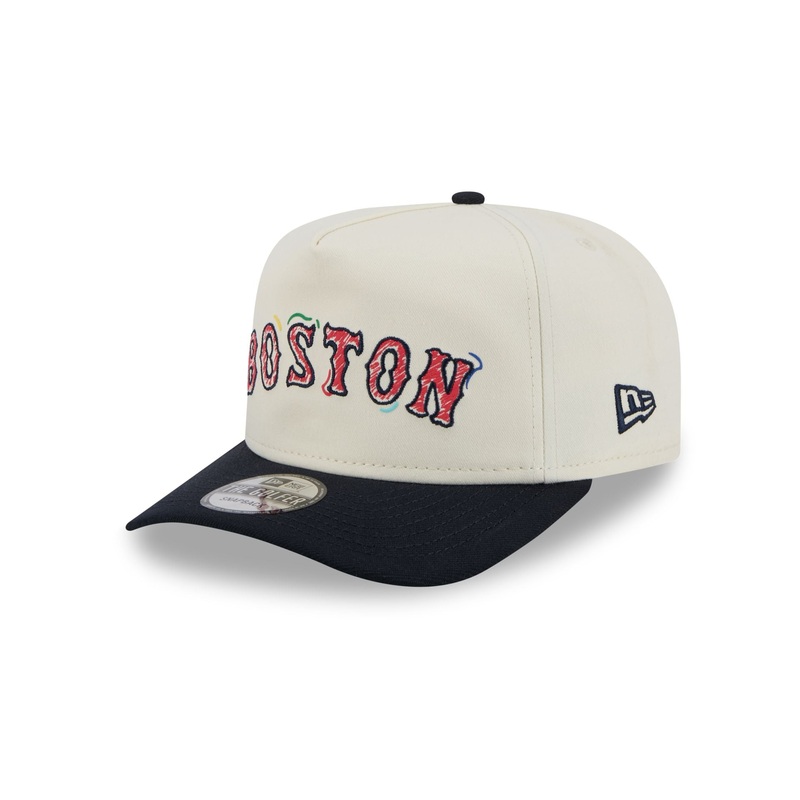 Boston Red Sox Team Scribble Golfer Hat One Size