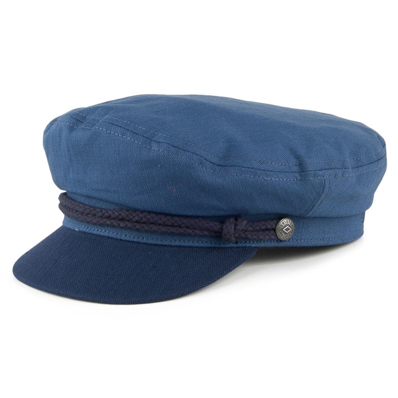 Brixton II Fiddler Cap – Blue-Navy Small-56cm